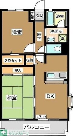 クレセール扇の物件間取画像